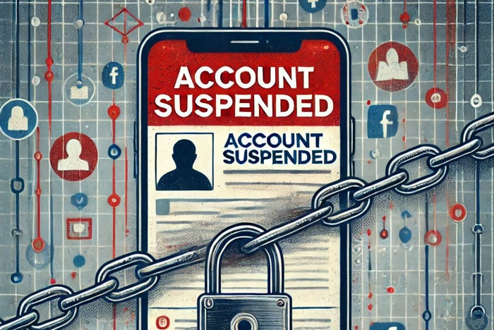 Absurd suspensions of social media accounts